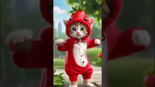 Cute cat dancing ❤🥰😍🥰😍😍🤗🤗🤗 [upl. by Lemon184]