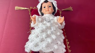 Ropon para Niño Dios a crochet paso a paso 🧶 [upl. by Raddatz962]