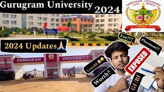 GURUGRAM UNIVERSITY REVIEW  CAMPUS TOUR  ADMISSION DETAILS gurugramuniversity [upl. by Elisabetta]