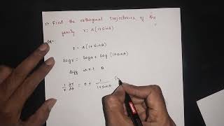 Orthogonal Trajectories  Differential Equations  Problems amp solutions Part 1 [upl. by Odnalra72]