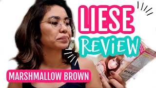 MY HONEST REVIEW  DIY LIESE BUBBLE COLOR  MARSHMALLOW BROWN [upl. by Shih]