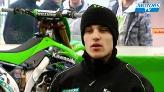 Gautier Paulin interview MX Valence 2012 [upl. by Bekelja]