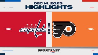 NHL Highlights  Capitals vs Flyers  December 14 2023 [upl. by Anitsrik]