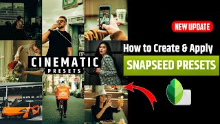 How to use presets in snapseed  cinematic effect  snapseed photo editing [upl. by Calendra896]