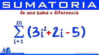 Sumatoria de suma o diferencia [upl. by Tlevesor]