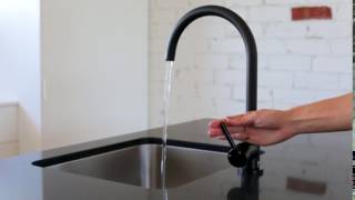 Matte Black Kitchen Mixer Tap by Meir [upl. by Motch]