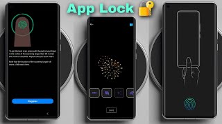 Fingerprint Animation App Lock 🔒 Set Every Android Smartphone 🔥 2023 [upl. by Eixor610]