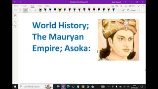 World History   The Mauryan empire Asoka   19 asoka mauryanempire worldhistory kalingawar [upl. by Esenaj]