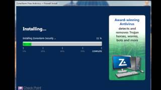 ZoneAlarm Free Antivirus  Firewall 102047000 [upl. by Aicekal]