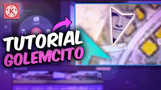 Como Hacer el Efecto que mas usa Golemcito Games en Kinemaster💜 [upl. by Galan]