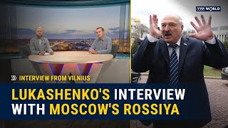 Lukashenkos interview with Moscows Rossiya channel  Andrej Stryzhak [upl. by Htrap819]