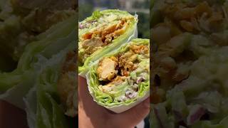 Wrap de pollo y lechuga rico y FACILÍSIMO 🥬🍗 recetas recetasfaciles recetassaludables wrap [upl. by Ijuy585]