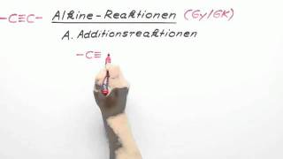 332 Alkine  Reaktionen GK  Chemie  Organische Chemie [upl. by Hezekiah]