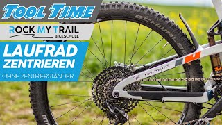 MTB Schrauber Tutorial  Quick Tipps zum Laufrad zentrieren  8 im Rad entfernen [upl. by Anirtek]