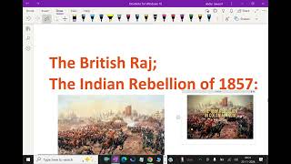 The British Raj    The Indian Rebellion Sepoy mutiny1857   112 sepoymutiny upsc ias [upl. by Nylorac]