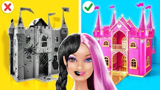 Comment construire la maison de rêve de Barbie  Astuces cool amp bricolages pour poupées par 123 GO [upl. by Goodson456]