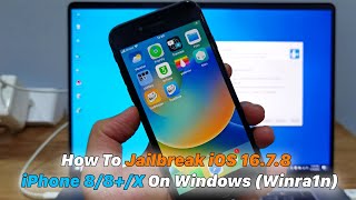 How To Jailbreak iOS 1678  iPhone 88X On Windows Winra1n [upl. by Anallese671]