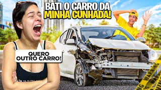 BATI O CARRO DA MINHA CUNHADA Deu ruim [upl. by Eidnas]