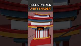 QUICKLY FREE Stylized Toon Effect Shader speedtutor unity gamedev [upl. by Itsirhc]