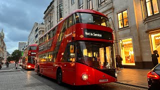 FULL ROUTE VISUAL  Stagecoach London 55 Walthamstow Central  Oxford Circus LT268 LTZ 1268 [upl. by Kingdon]