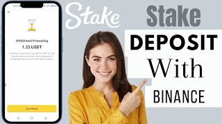 How To Deposit Money In Stake From Binance  Stake Deposit [upl. by Bouton]