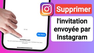 Comment supprimer une invitation envoyée sur Instagram  Supprimer le message dinvitation sur Insta [upl. by Engapmahc]