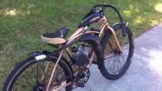 Motorized bicycle built 450 spent Beautiful AND Fast [upl. by Bowen]