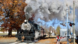 Chasing Woodstown Central Railroad 9 on its first passenger ￼excursion [upl. by Fennie834]