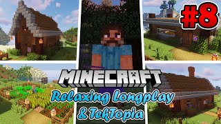 Minecraft Relaxing Longplay  Minecraft TekTopia  Building a Village No Commentary 1122 EP8 [upl. by Baudin]