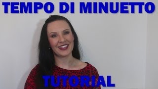 Tempo di Minuetto Violin Tutorial [upl. by Yatnuahc37]