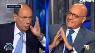 GIUDIZIO BERLUSCONI BAGARRE IN TV [upl. by Inat]