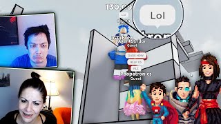 THIS KID LAUGHS AT US  Roblox Time Records Obby [upl. by Lewiss]