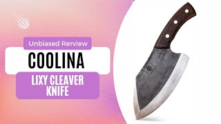 COOLINA Lixy Cleaver Knife Review  Unleashing the Beast  The Ultimate Butchers Dream [upl. by Vaientina]