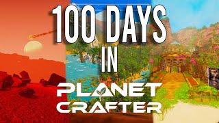 I Survived 100 Days In Planet Crafter Full Movie [upl. by Ralat]