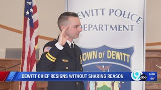 DeWitt Police Chief resigns without sharing reason [upl. by Koerner]