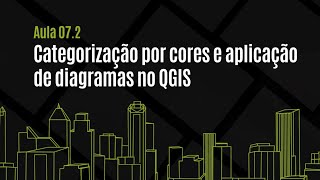 Aula 072  Categorização por cores e diagramas no QGIS [upl. by Ailimat]