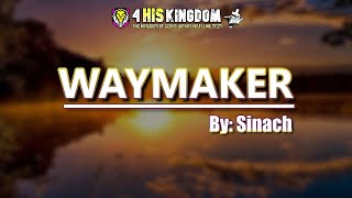 Waymaker  By Sinach Lyrics [upl. by Anderegg]