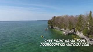 Cave Point County Park with Door County Kayak Tours [upl. by Piero573]