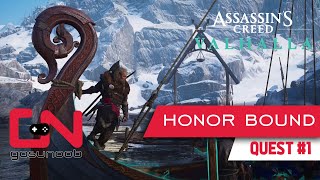 AC Valhalla Honor Bound Quest 1  Find Your Crew amp Sail Home to Fornburg [upl. by Dewhirst]