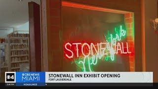 Stonewall Inn exhibit opens in Fort Lauderdale for Pride Month [upl. by Oknuj]