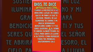 Dios te dice [upl. by Ardnat]