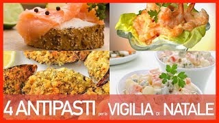 4 Antipasti per la Vigilia di Natale [upl. by Kano]