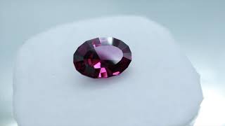 Rhodolite garnet gemstone [upl. by Tergram]