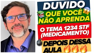 🔴😱 TUDO SOBRE O TEMA 1234  O MAIOR JULGAMENTO DO STF SOBRE MEDICAMENTO E SAÚDE PÚBLICA 🔴 [upl. by Nuzzi]