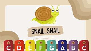 Snail Snail  XYLOPHONE PLAY ALONG Easy [upl. by Higginbotham]