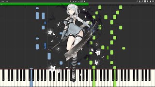 NieR  Kainé  Escape Piano Cover Synthesia [upl. by Minerva561]