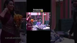 Jack Reaction at back 👀😂 biggbosstamil [upl. by Einhapets]