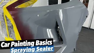 Car Painting Basics How to Use a Primer Sealer [upl. by Eunice]