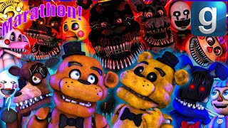 Gmod FNAF Marathon  The Nightmares Attack Parts 110 [upl. by Skyla]