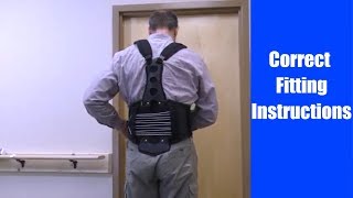 Orthomerica Back Brace Instructions Osteoarthritis Compression Fracture Kyphosis [upl. by Vada]